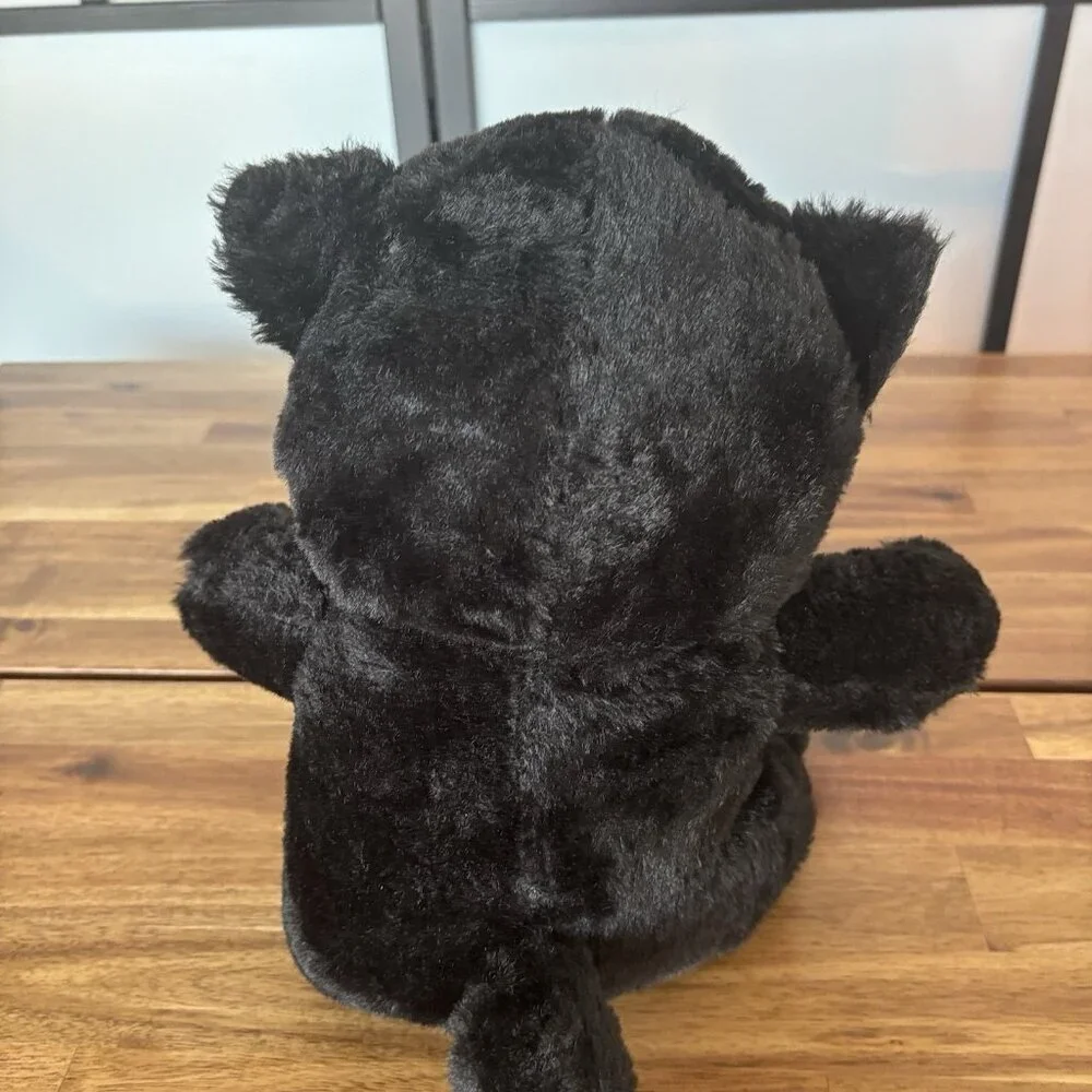 Petsmart‎ BLACK Cat Lucky HALLOWEEN CAT Plush Squeaks NWT